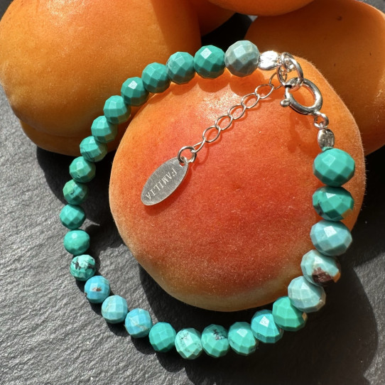 Natural turquoise bracelet